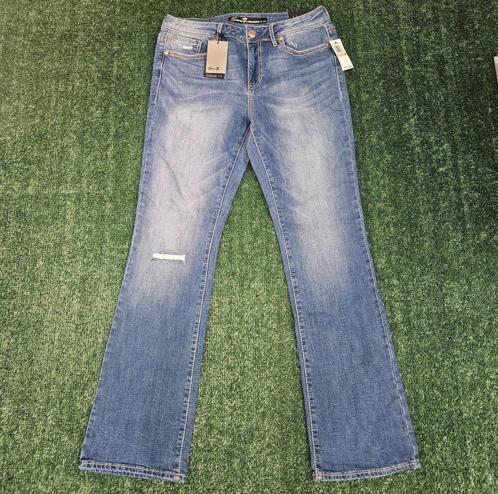 NWT Seven7 Premium Denim Limited Edition Boot Cut Jeans Women Size 12